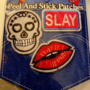 3 pack CREATIVE FUN PEEL AND STICK PATCHES